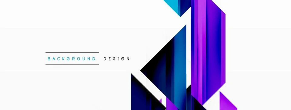 Visually striking background design featuring dynamic geometric lines and arrows Stock Illustration