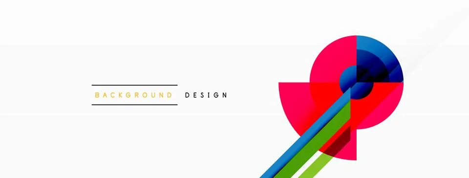 Visually striking background design featuring dynamic geometric lines and arrows Stock Illustration
