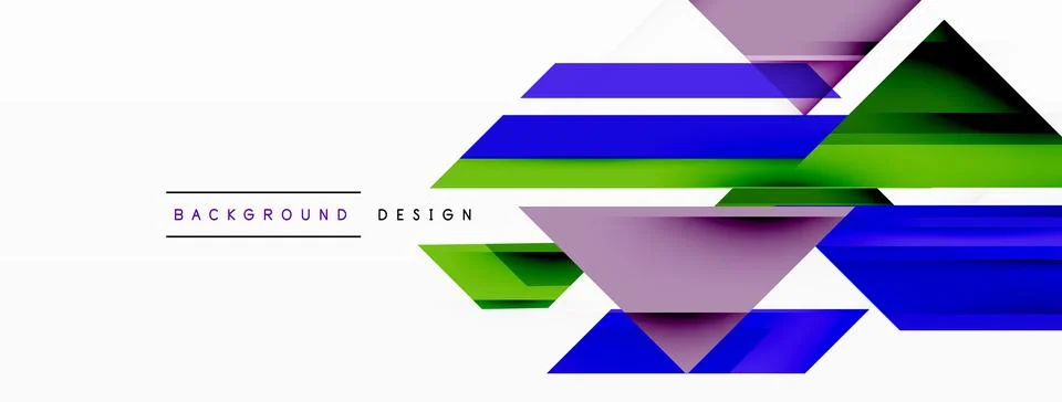 Visually striking background design featuring dynamic geometric lines and arrows Stock Illustration
