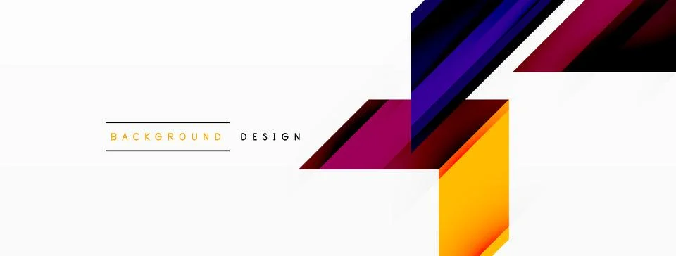 Visually striking background design featuring dynamic geometric lines and arrows Illustrazione stock