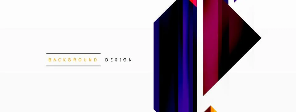 Visually striking background design featuring dynamic geometric lines and arrows Illustrazione stock