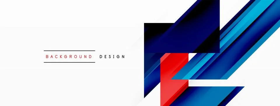Visually striking background design featuring dynamic geometric lines and arrows Illustrazione stock