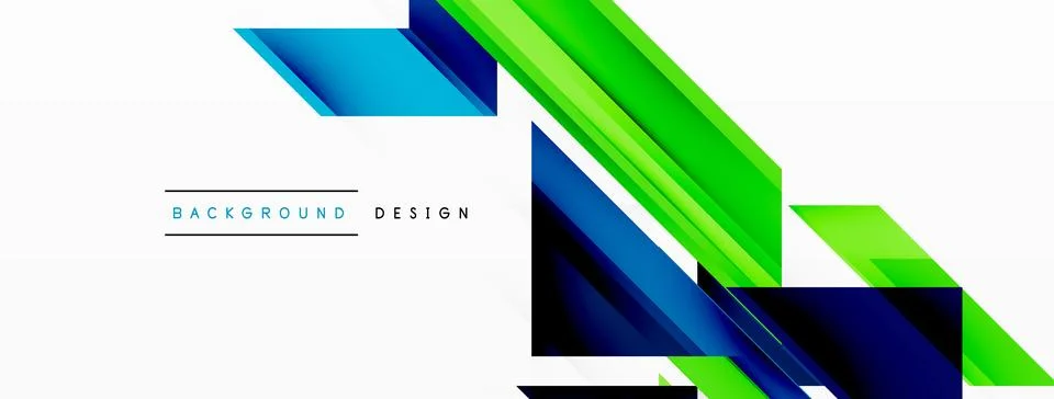Visually striking background design featuring dynamic geometric lines and arrows Stock Illustration
