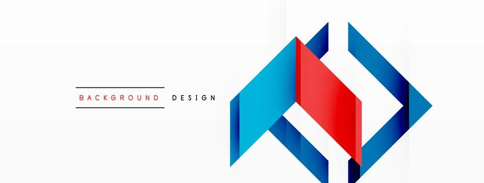 Visually striking background design featuring dynamic geometric lines and arrows Illustrazione stock