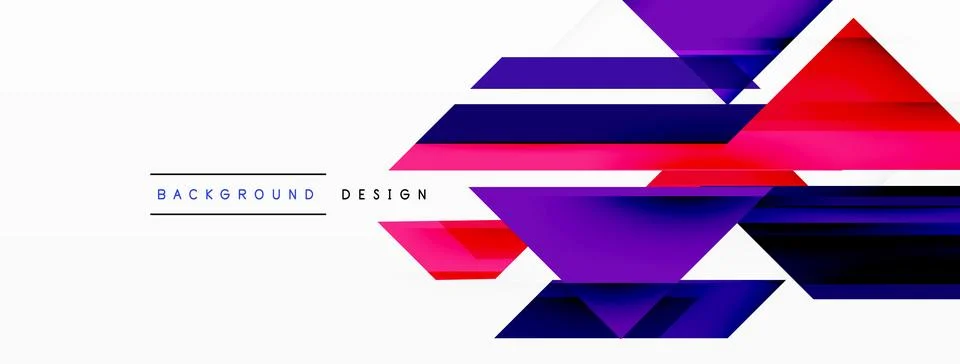 Visually striking background design featuring dynamic geometric lines and arrows Stock Illustration