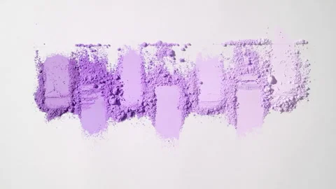 A visually striking display of vibrant violet powder textures Stock Footage 341119816