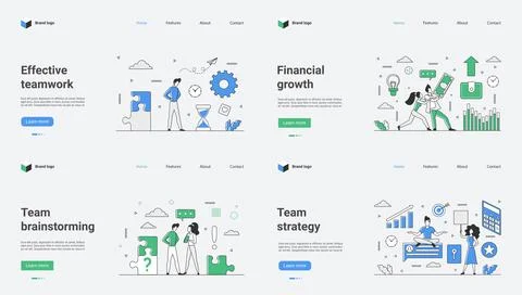 This is a visually striking Web Template Vector Illustration focusing on 스톡 일러스트