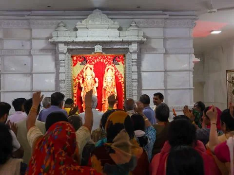 Visuals of Laxmi Narayan temple of India Foto stock