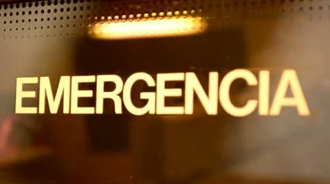 Visuals for vjs. emergency windows on barcelona trains Video stock 12421659