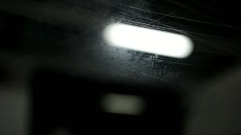 Visuals for vjs, public lighting on public transportation in barcelona catalu 库存影片 12419760