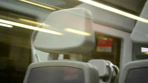 Visuals for vjs, public lighting on public transportation in barcelona catalu Video stock 12420307