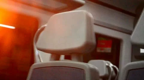 Visuals for vjs, public lighting on public transportation in barcelona catalu Video stock 12422480