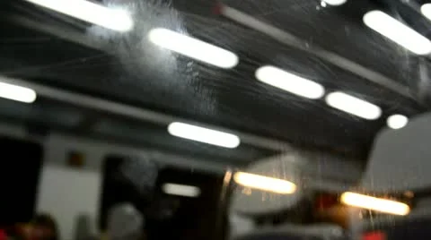 Visuals for vjs, public lighting on public transportation in barcelona catalu Video stock 12423913