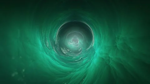 Visuals of a vortex traveling, seamless loop Stock Footage 242395747