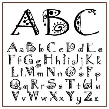 Dark iron letters stock illustration. Illustration of typography - 145707945