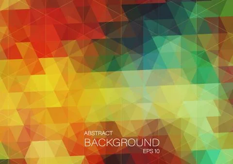 Vitage color background with triangle shapes Stock Illustration