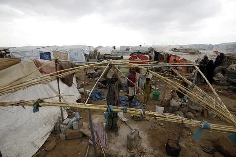 Vital relief programs reduced amidst Yemen's humanitarian crisis, Sanaa - 05 Jan Stock Photos