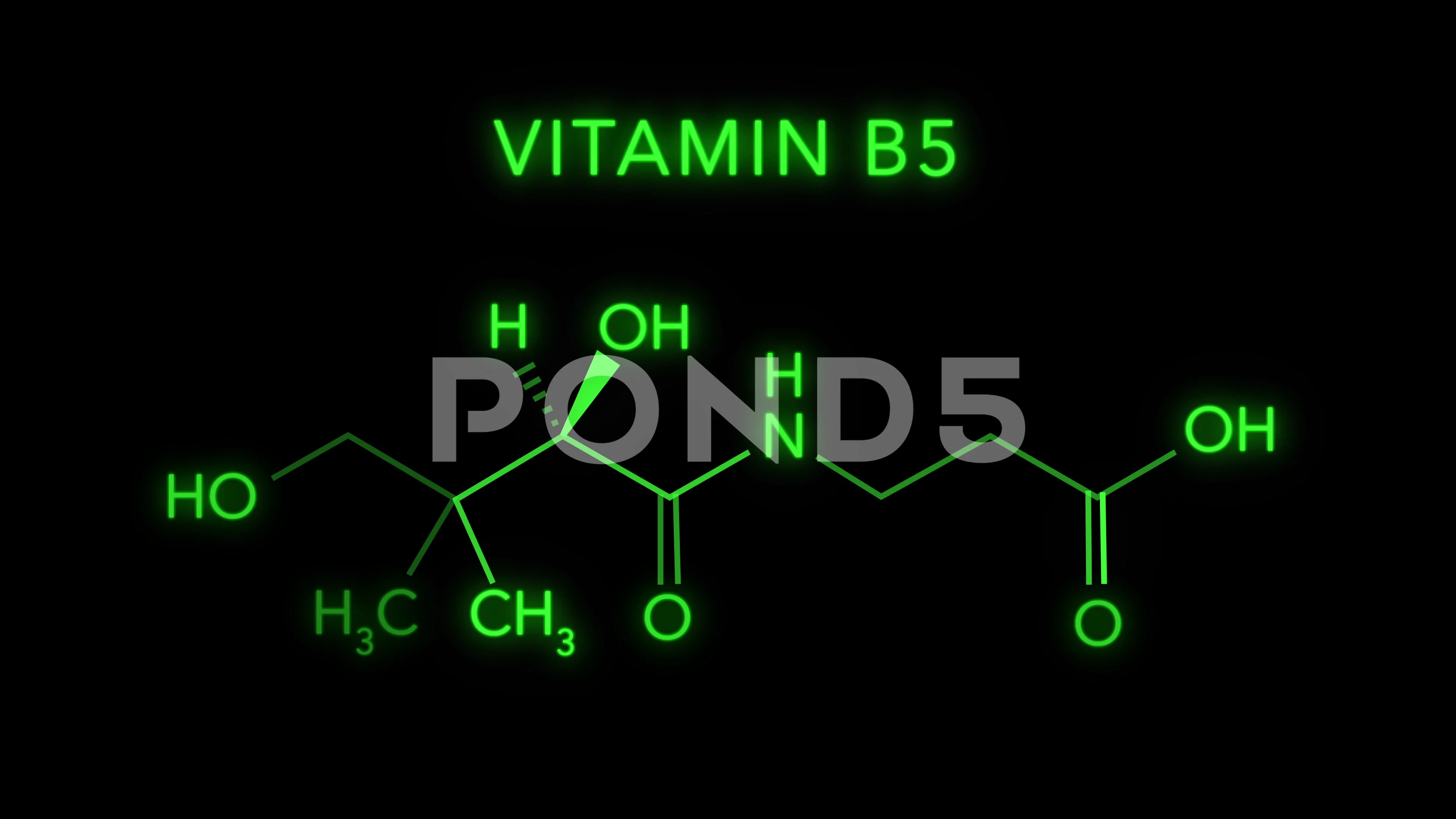 vitamin b5 structure