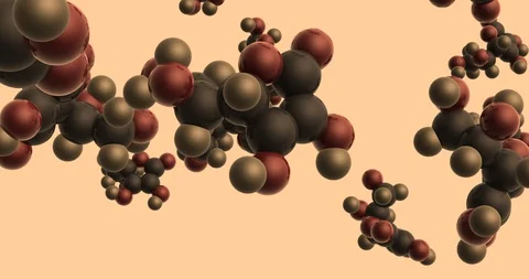 Vitamin C (ascorbic acid) biomolecule, biochemical compound Stock Footage 129873184