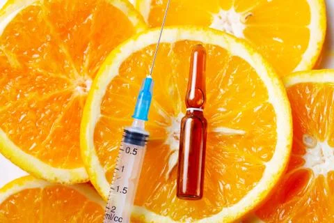 Vitamin C concept Foto stock
