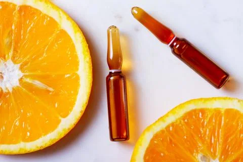 Vitamin C concept 스톡 사진