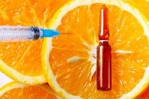 Vitamin C concept 写真素材