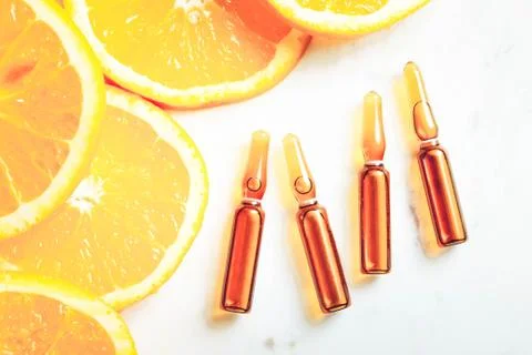 Vitamin C concept Stock Photos
