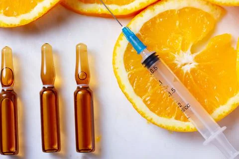 Vitamin C concept 写真素材