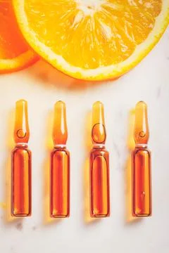 Vitamin C concept Stock Photos