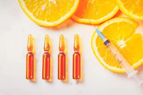 Vitamin C concept Stock Photos