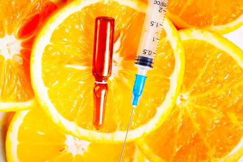 Vitamin C concept Foto stock