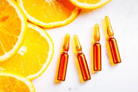 Vitamin C concept 스톡 사진