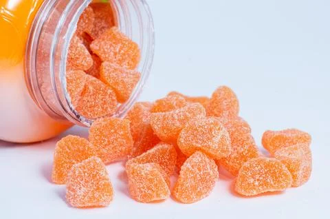 Vitamin C gummies for immunity Foto stock