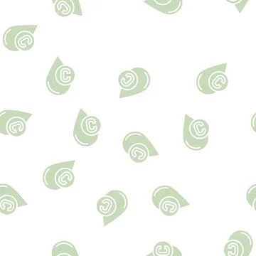 Vitamin c in lemon glyph seamless pattern Stock Illustration