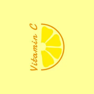 VITAMIN C LOGO Stock Illustration