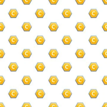 Vitamin c nutrition supplement pattern creating a healthy background イラスト素材