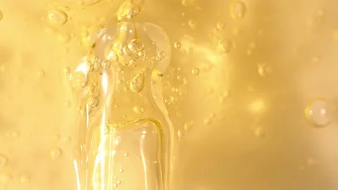 Vitamin C serum gel texture. Stock Footage 170621980
