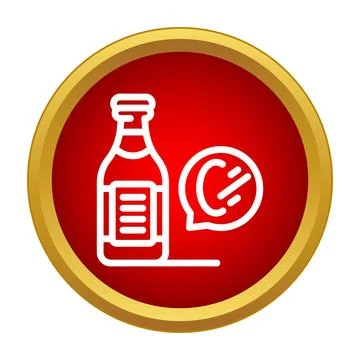 Vitamin c supplement bottle presenting health benefits icon Stock Illustration