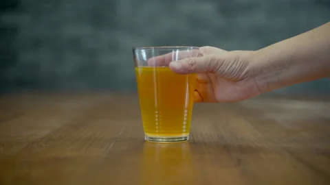 Vitamin C tablet ready to drink Stock Footage