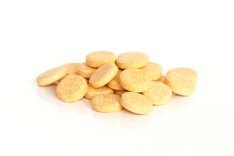 Vitamin C Tablet Supplements Stock Photos