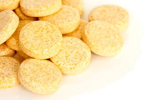 Vitamin C Tablet Supplements Stock Photos