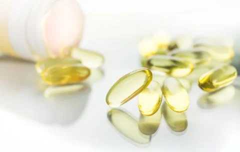 Vitamin capsules Stock Photos