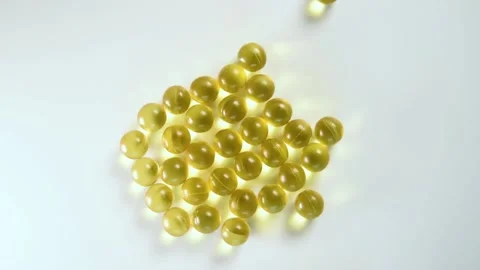 Vitamin d3 capsules Stock Footage 172200397