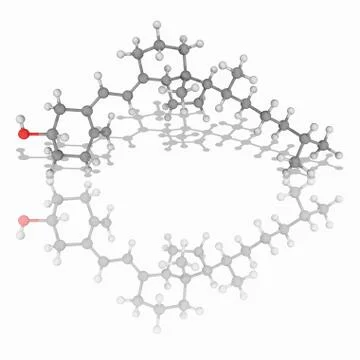 Vitamin D3 organic compound molecule Stock Illustration
