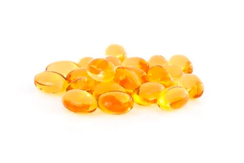 Vitamin e supplements Stock Photos