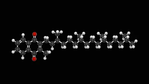 Vitamin K (Phylloquinone). Seamless loop. Stock Footage 151963865