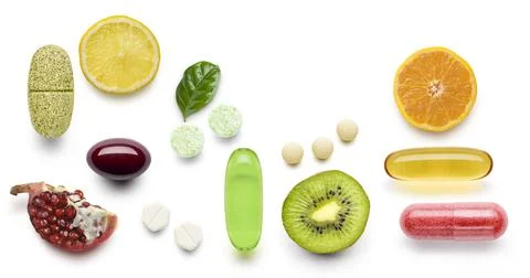 Vitamin pill Stock Photos