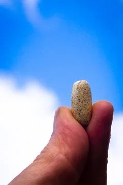 A vitamin pill Stock Photos