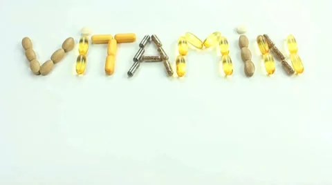 Vitamin Pills Vídeos de archivo 7749297