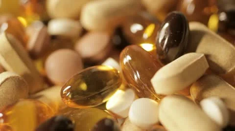 Vitamin Pills Stock Footage 10804809